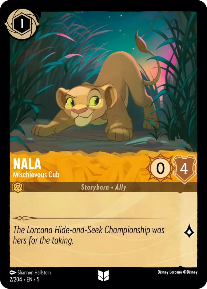 Nala #2 Shimmering Skies Disney Lorcana card