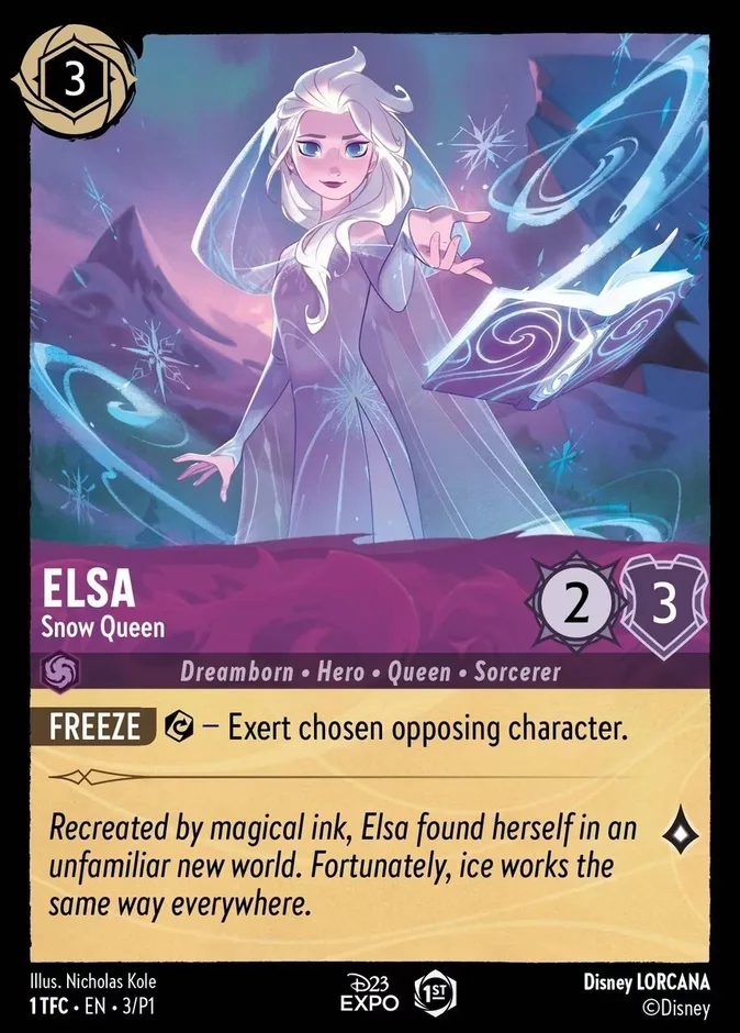 Elsa #3 Promo Set 1 Disney Lorcana card