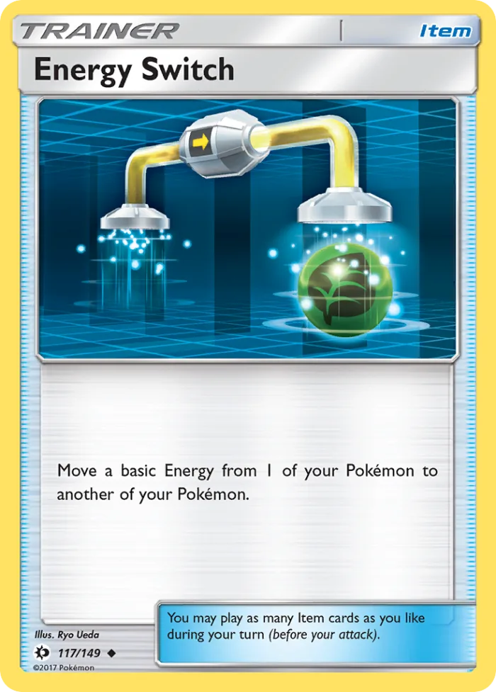 Energy Switch #117 Sun & Moon Pokemon card