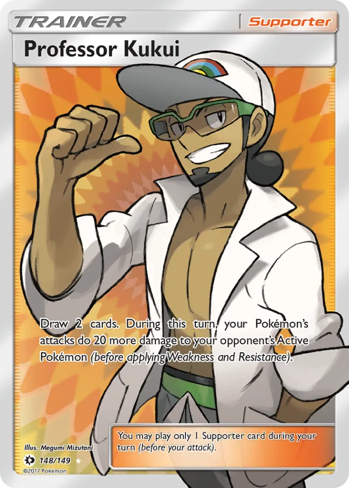 Professor Kukui #148 Sun & Moon Pokemon card