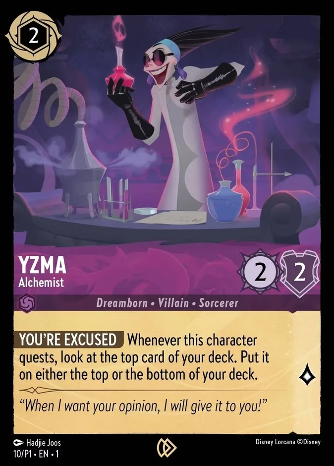 Yzma #10 Promo Set 1 Disney Lorcana card