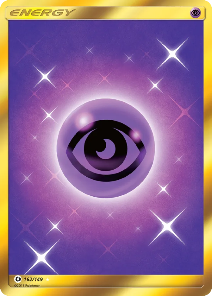 Psychic Energy #162 Sun & Moon Pokemon card