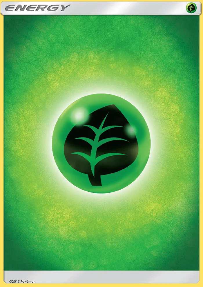 Grass Energy # Sun & Moon Pokemon card