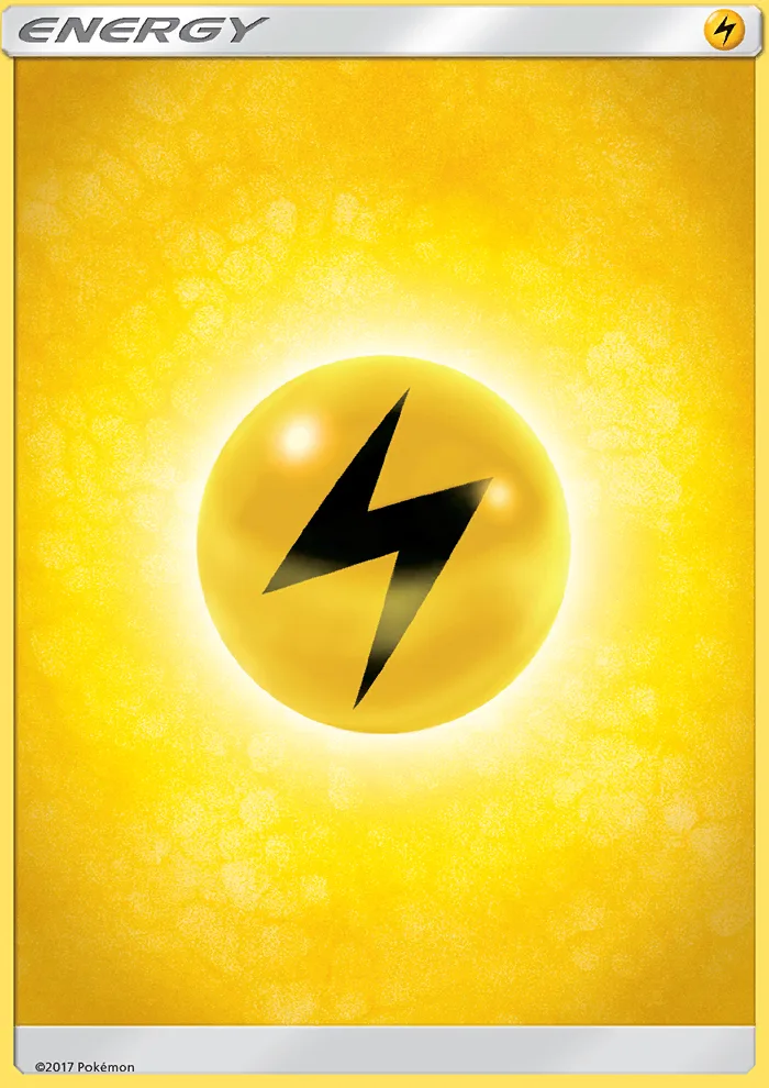 Lightning Energy # Sun & Moon Pokemon card