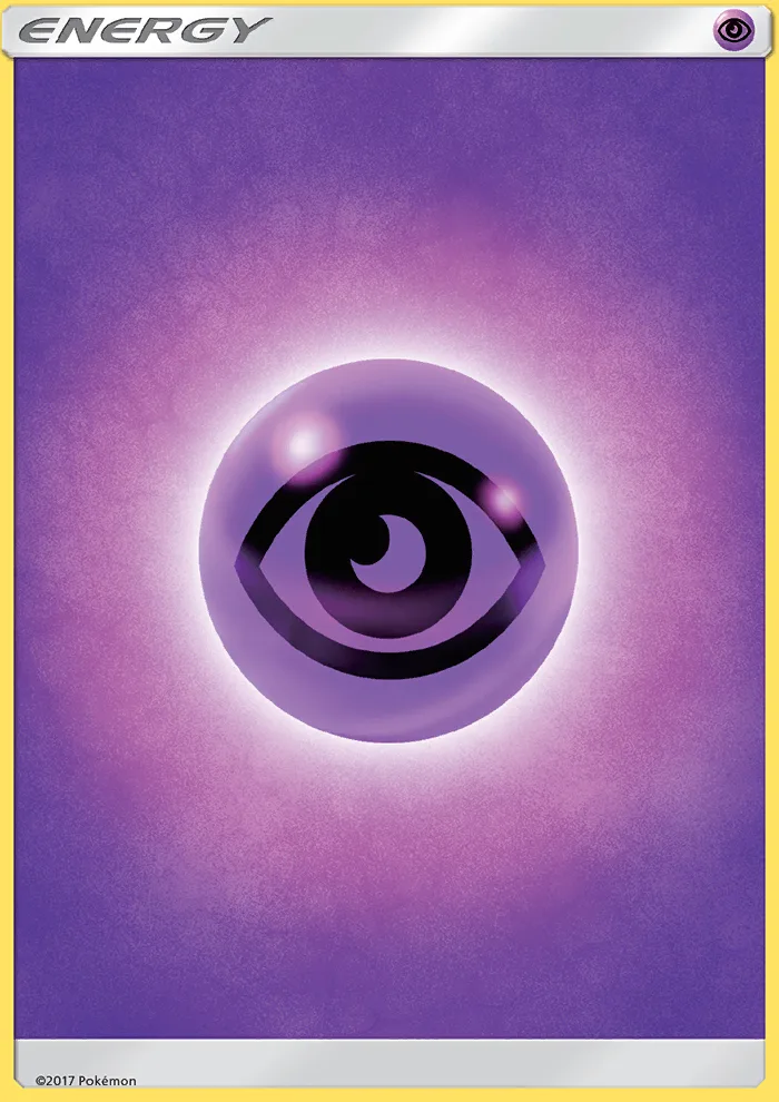 Psychic Energy # Sun & Moon Pokemon card