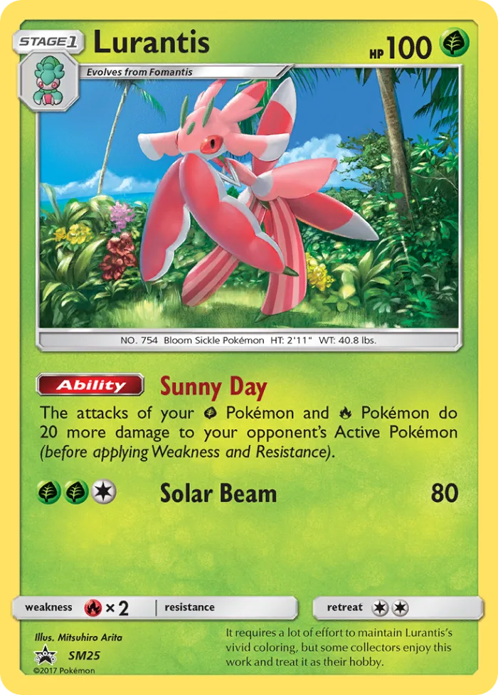 Lurantis #SM25 SM Black Star Promos Pokemon card