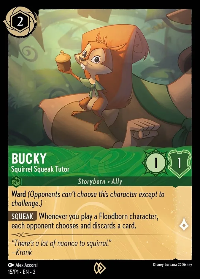 Bucky #15 Promo Set 1 Disney Lorcana card