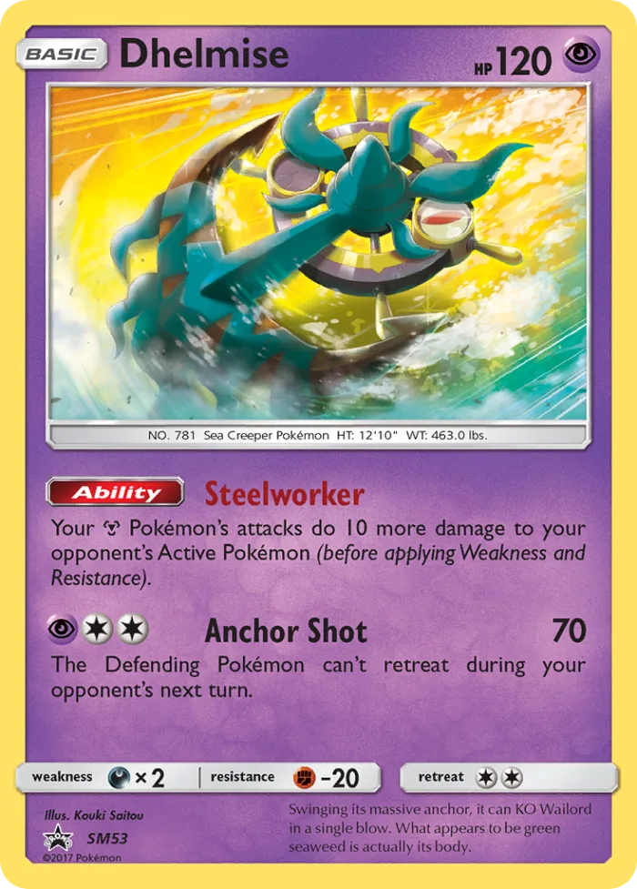 Dhelmise SM Black Star Promos card
