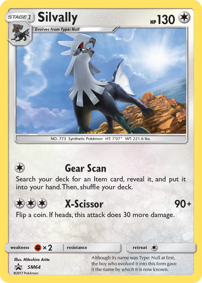 Silvally #SM64 SM Black Star Promos Pokemon card