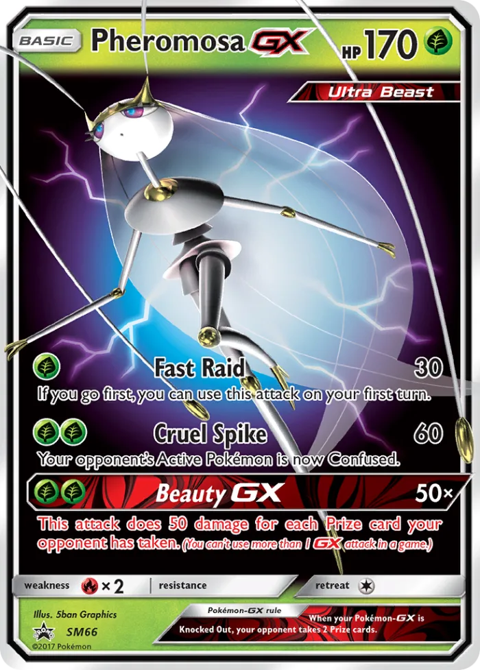 Pheromosa-GX #SM66 SM Black Star Promos Pokemon card