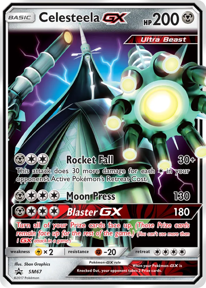 Celesteela-GX #SM67 SM Black Star Promos Pokemon card