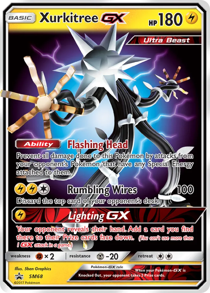 Xurkitree-GX #SM68 SM Black Star Promos Pokemon card