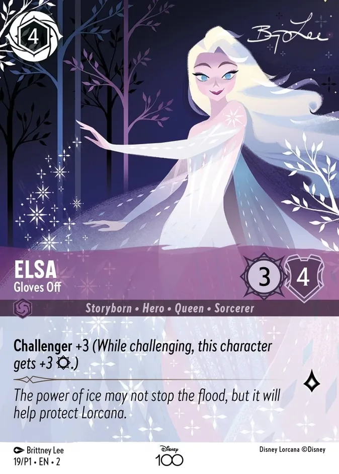 Elsa #19 Promo Set 1 Disney Lorcana card
