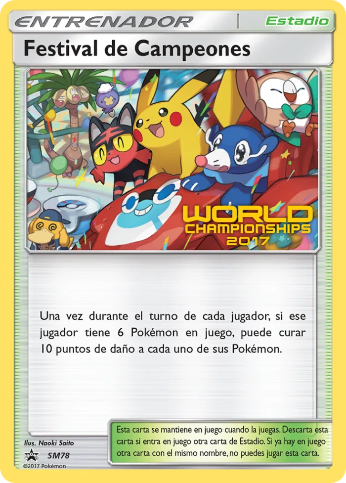 Champions Festival #SM78 SM Black Star Promos Pokemon card