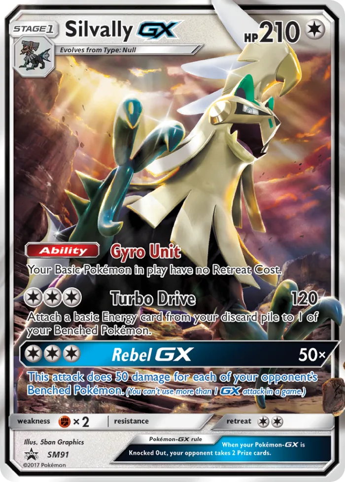 Silvally-GX #SM91 SM Black Star Promos Pokemon card