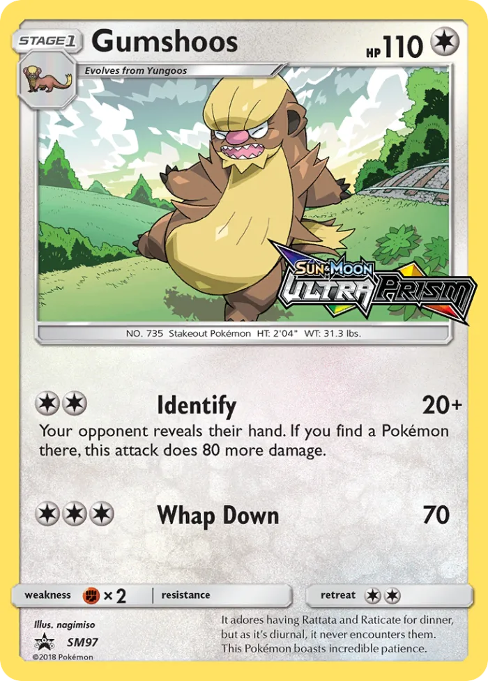 Gumshoos SM Black Star Promos card