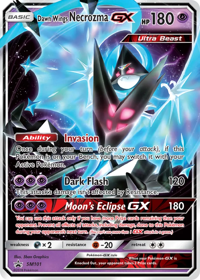 Dawn Wings Necrozma-GX #SM101 SM Black Star Promos Pokemon card
