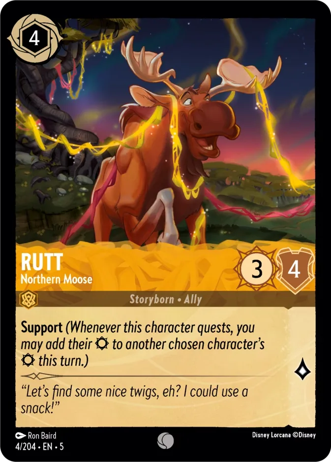 Rutt #4 Shimmering Skies Disney Lorcana card