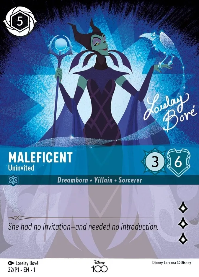 Maleficent #22 Promo Set 1 Disney Lorcana card