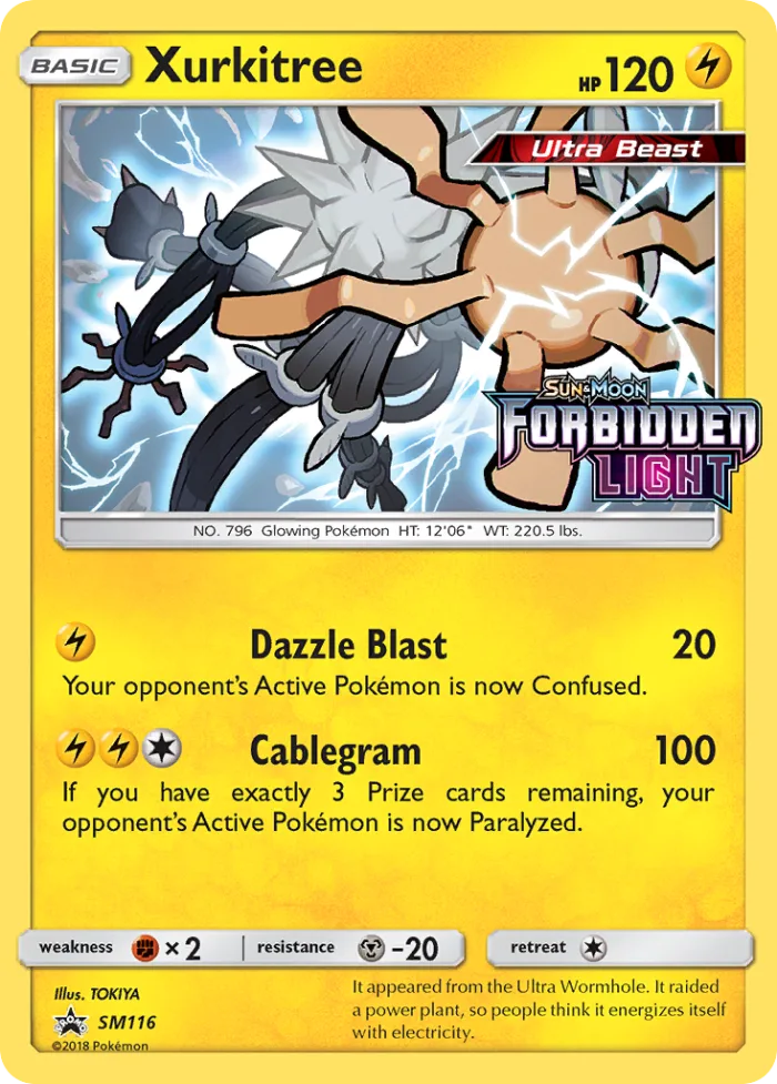 Xurkitree #SM116 SM Black Star Promos Pokemon card
