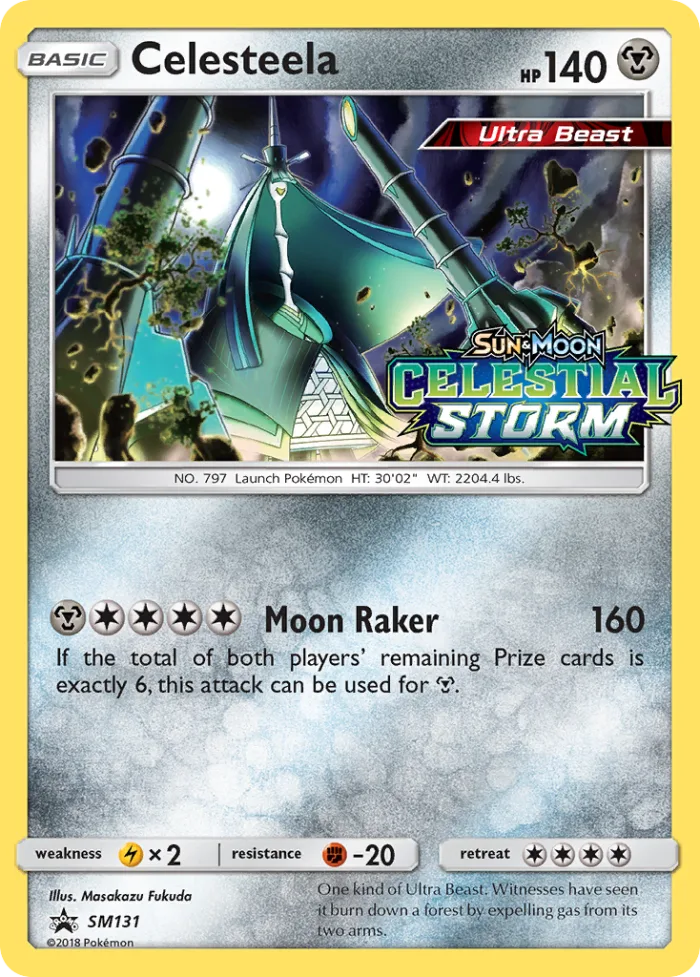 Celesteela #SM131 SM Black Star Promos Pokemon card