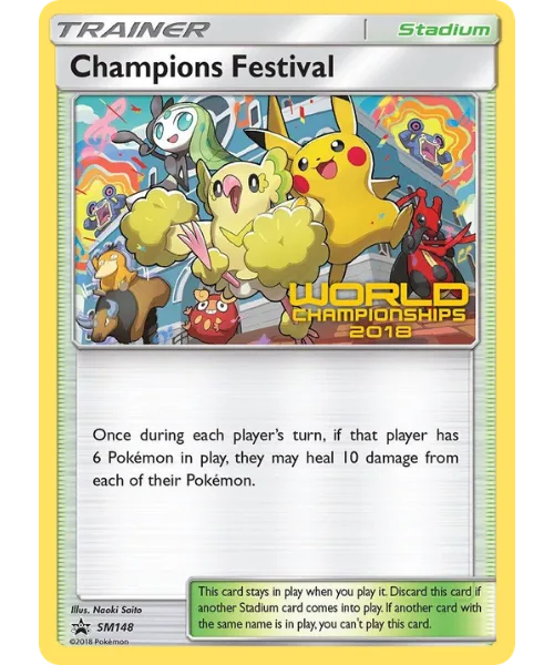 Champions Festival #SM148 SM Black Star Promos Pokemon card