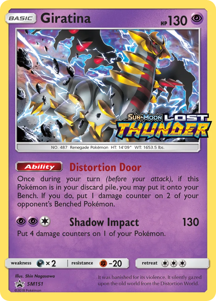 Giratina #SM151 SM Black Star Promos Pokemon card