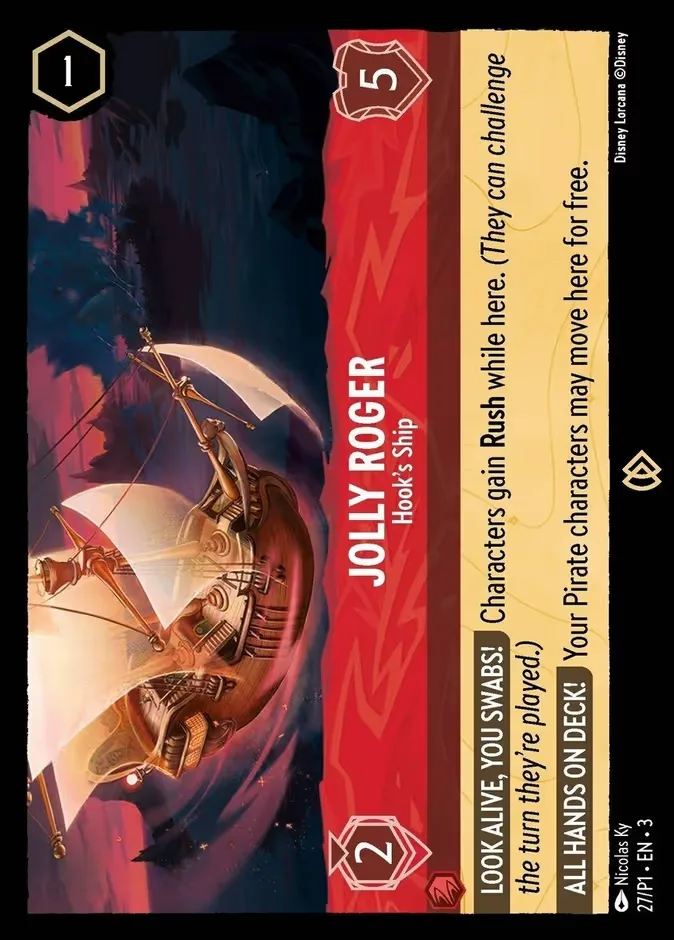 Jolly Roger #27 Promo Set 1 Disney Lorcana card