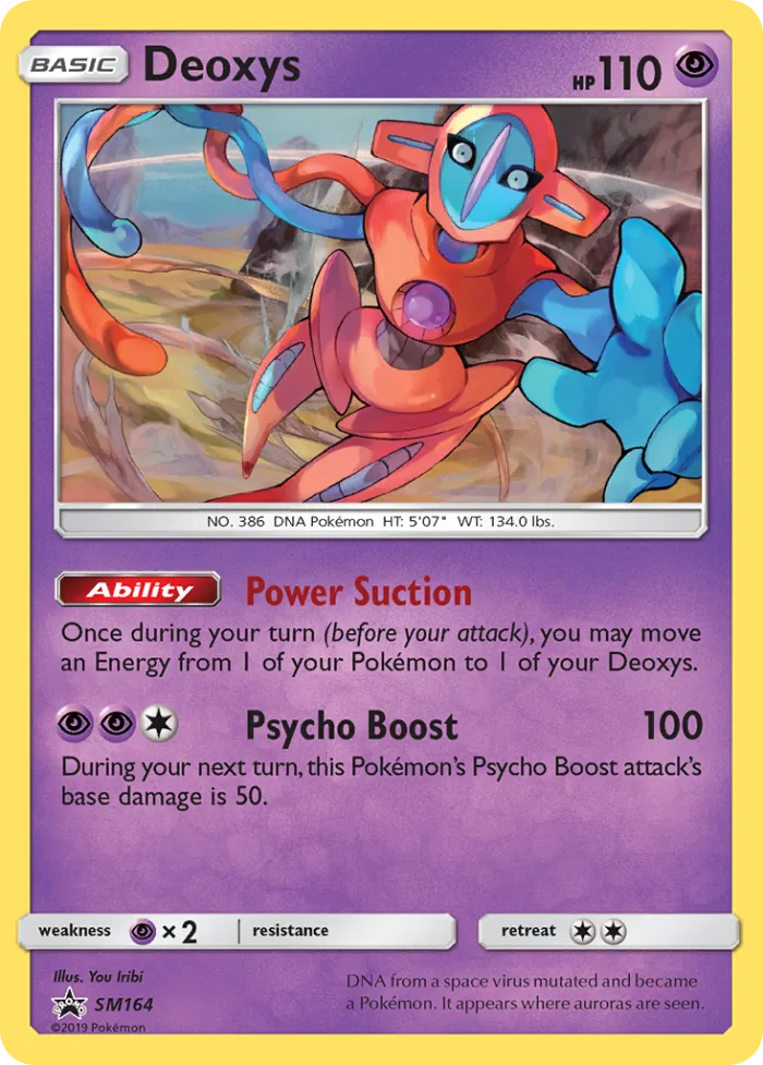 Deoxys #SM164 SM Black Star Promos Pokemon card