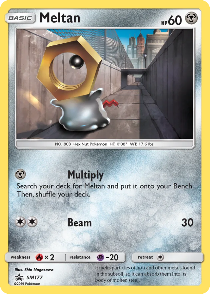Meltan #SM177 SM Black Star Promos Pokemon card