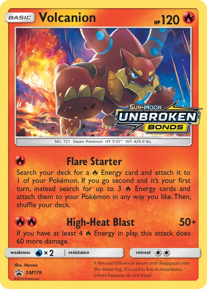 Volcanion #SM179 SM Black Star Promos Pokemon card