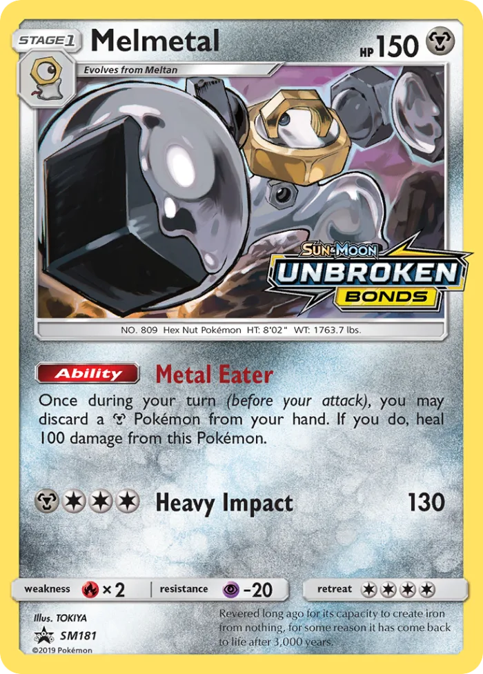 Melmetal #SM181 SM Black Star Promos Pokemon card