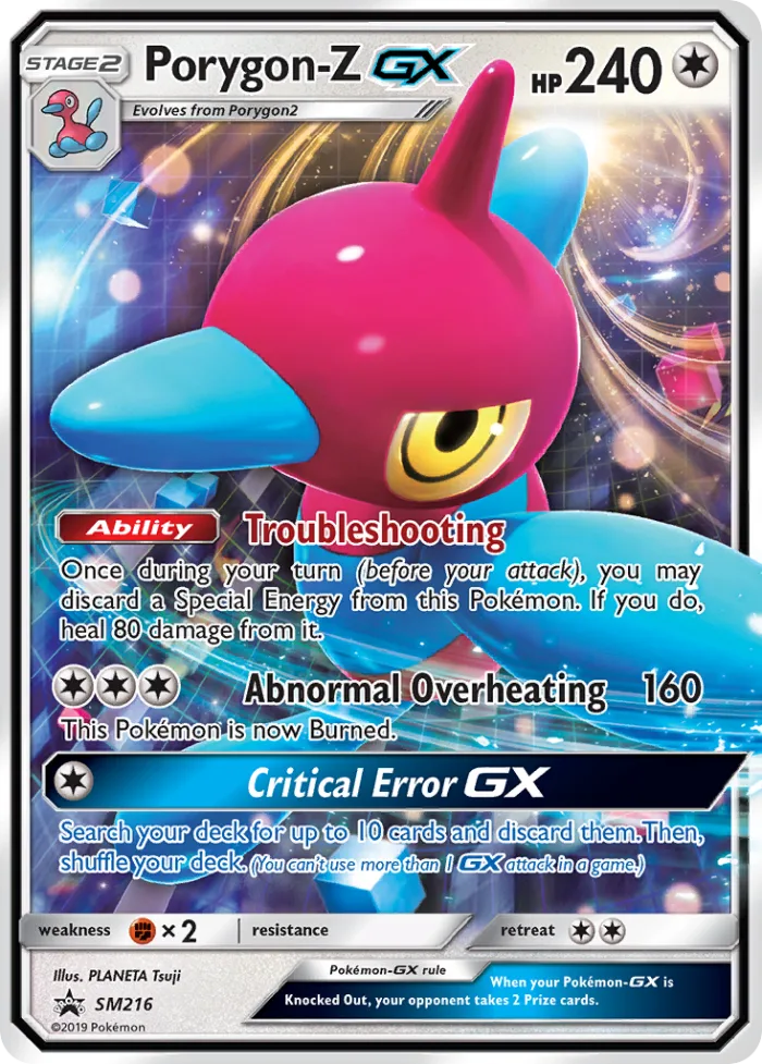 Porygon-Z-GX #SM216 SM Black Star Promos Pokemon card