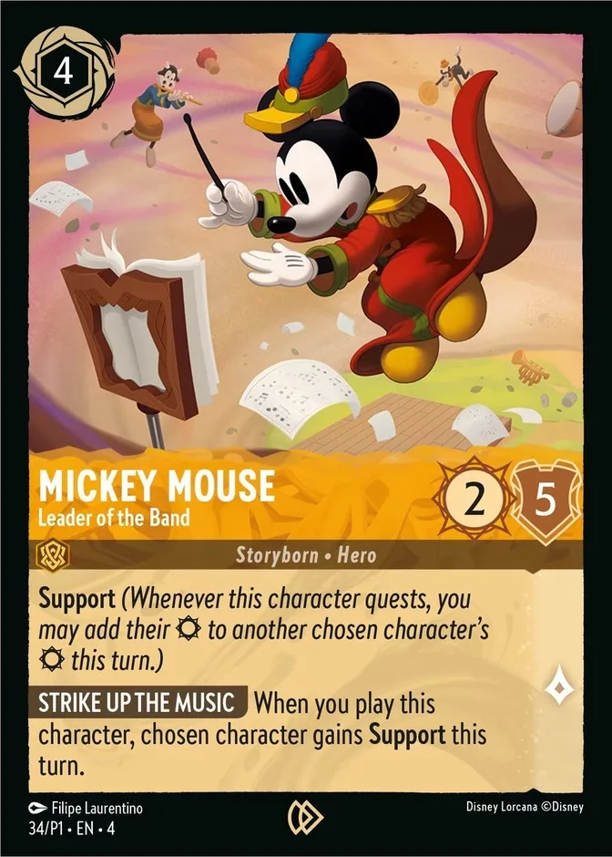 Mickey Mouse #34 Promo Set 1 Disney Lorcana card