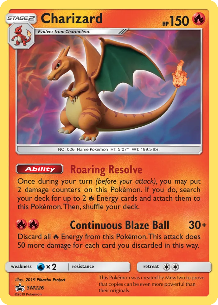 Charizard #SM226 SM Black Star Promos Pokemon card