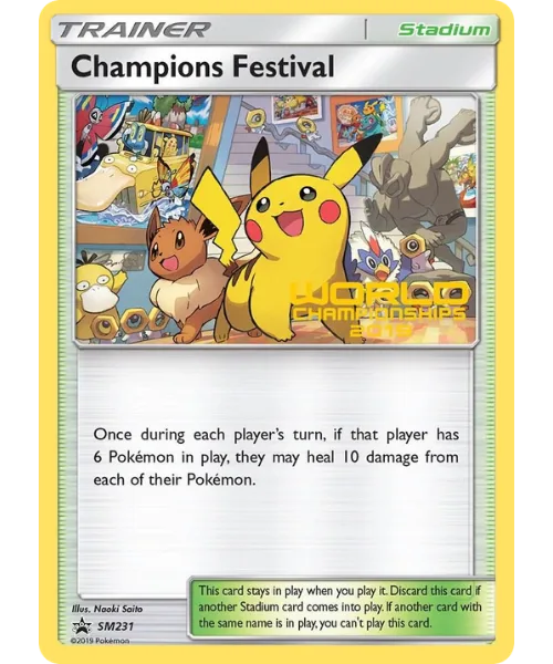Champions Festival #SM231 SM Black Star Promos Pokemon card