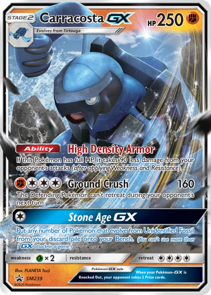 Carracosta-GX #SM239 SM Black Star Promos Pokemon card