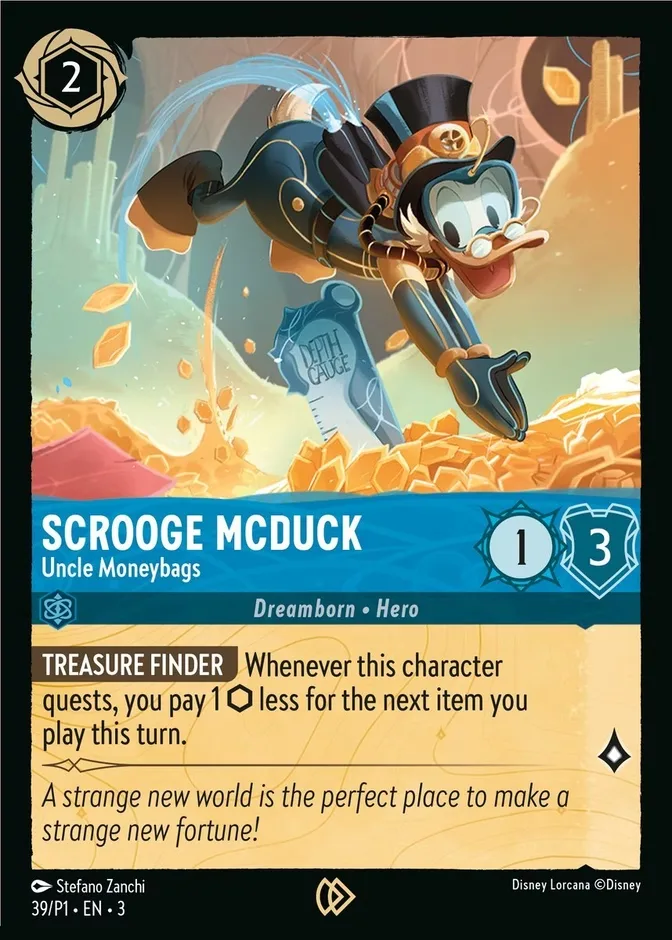 Scrooge McDuck #39 Promo Set 1 Disney Lorcana card
