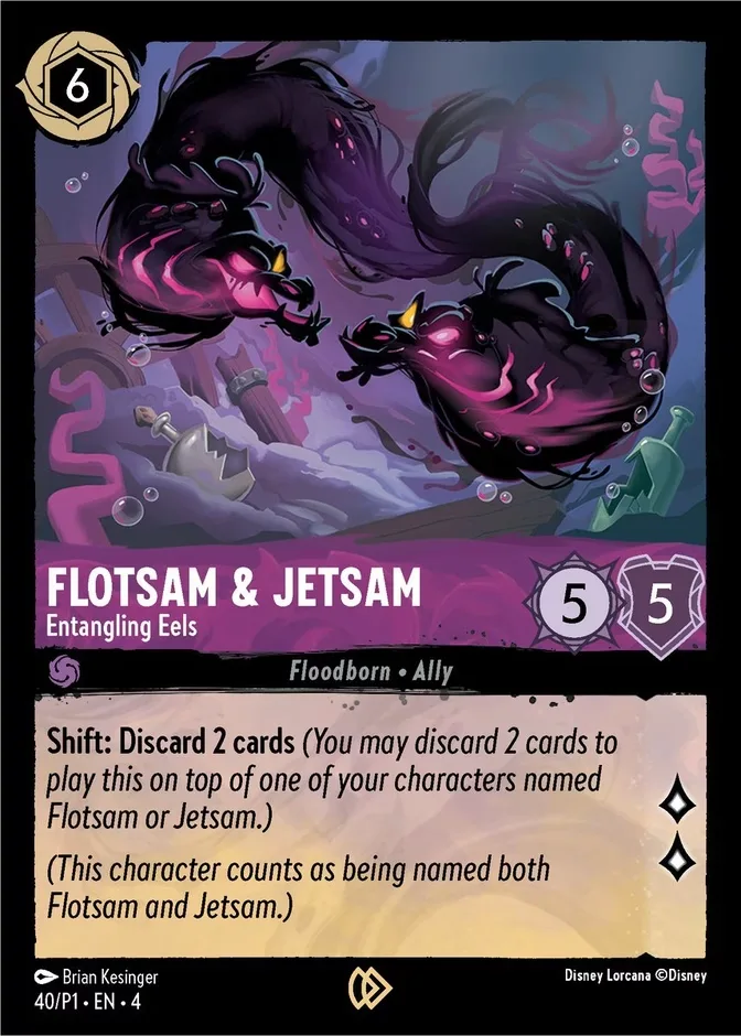 Flotsam & Jetsam #40 Promo Set 1 Disney Lorcana card