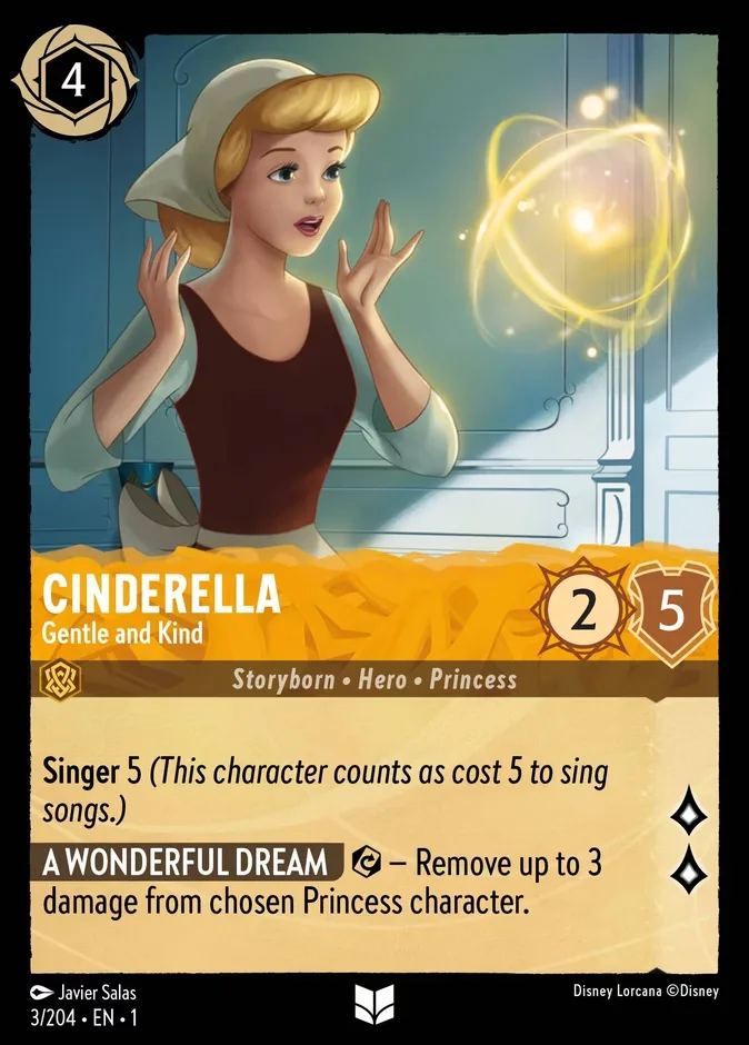 Cinderella #3 The First Chapter Disney Lorcana card