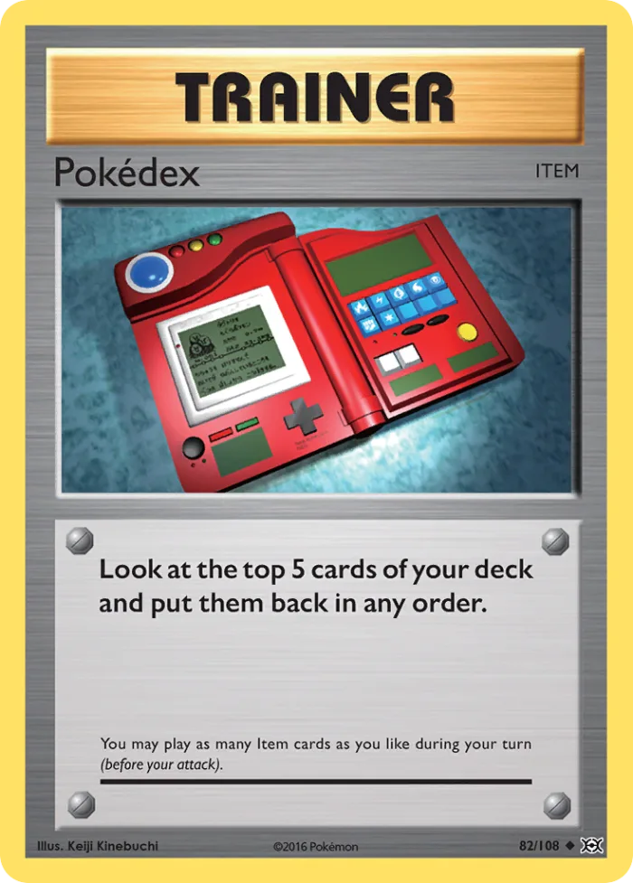 Pokédex #82 Evolutions Pokemon card