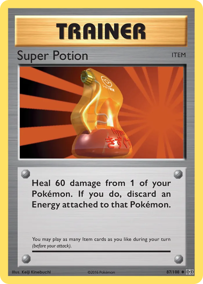 Super Potion #87 Evolutions Pokemon card