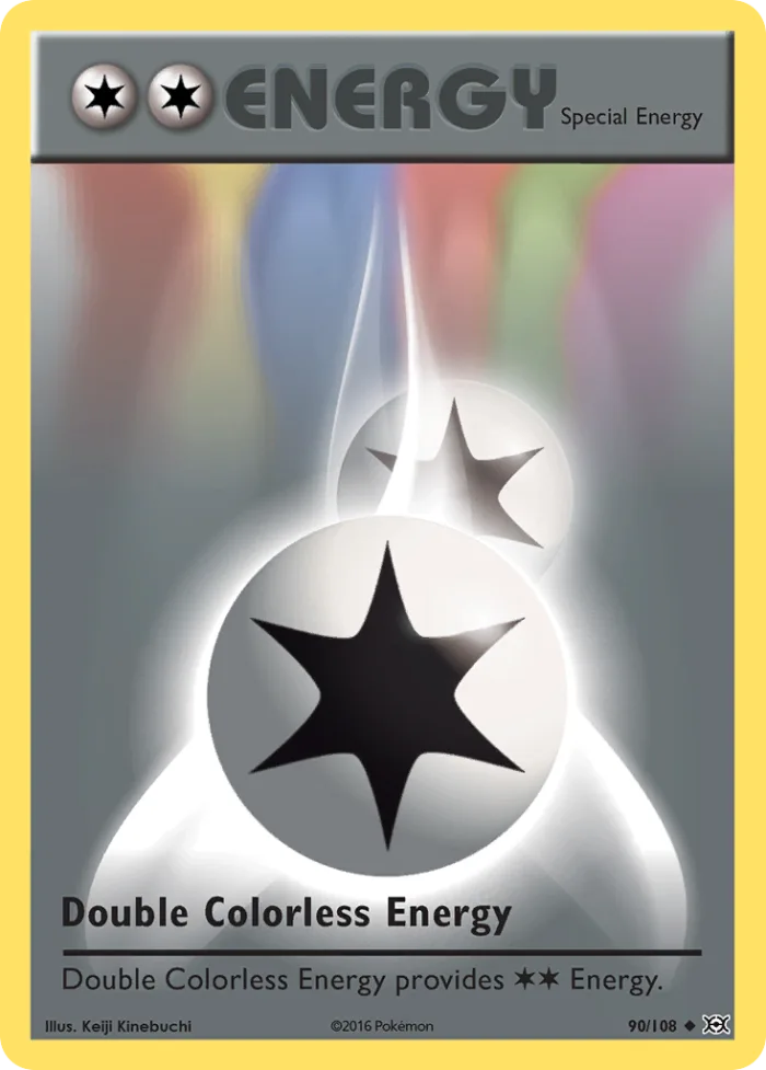 Double Colorless Energy #90 Evolutions Pokemon card