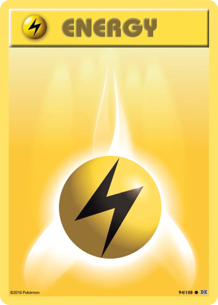 Lightning Energy #94 Evolutions Pokemon card