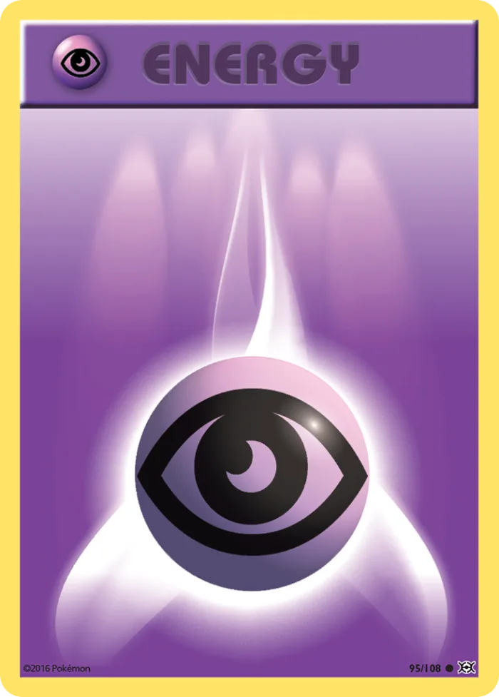 Psychic Energy #95 Evolutions Pokemon card