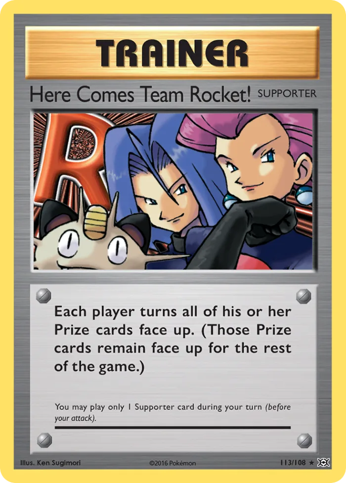 Here Comes Team Rocket! #113 Evolutions Pokemon card