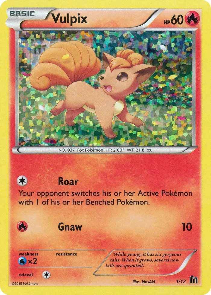 Vulpix #1 McDonald's Collection 2016 Pokemon card