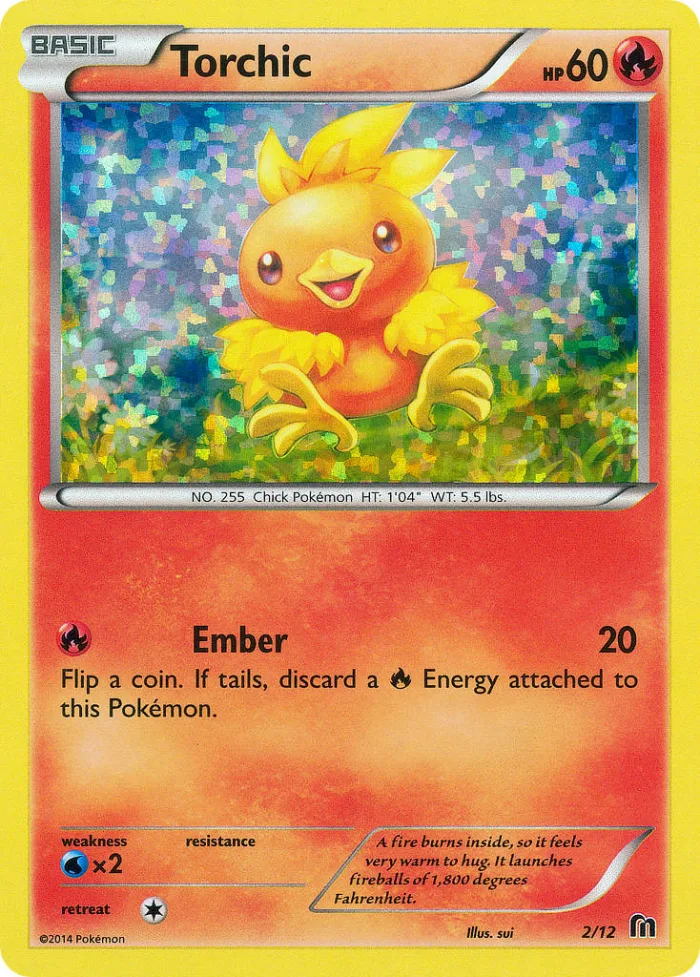 Torchic #2 McDonald's Collection 2016 Pokemon card