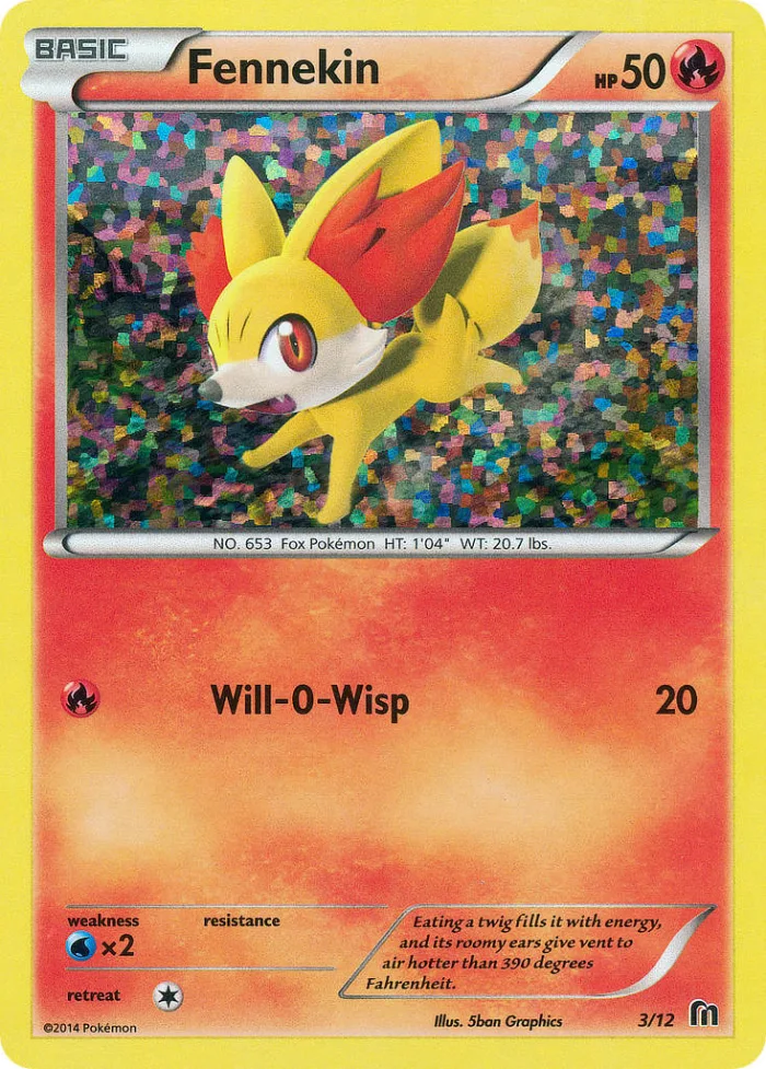 Fennekin #3 McDonald's Collection 2016 Pokemon card