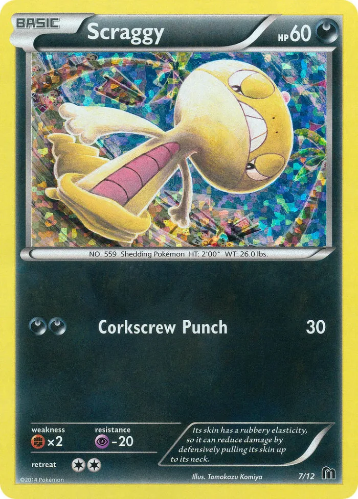 Scraggy #7 McDonald's Collection 2016 Pokemon card